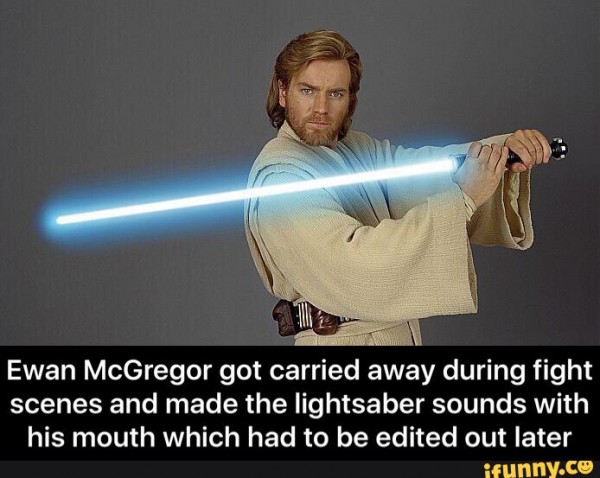 Obi Wan and the sound of laser